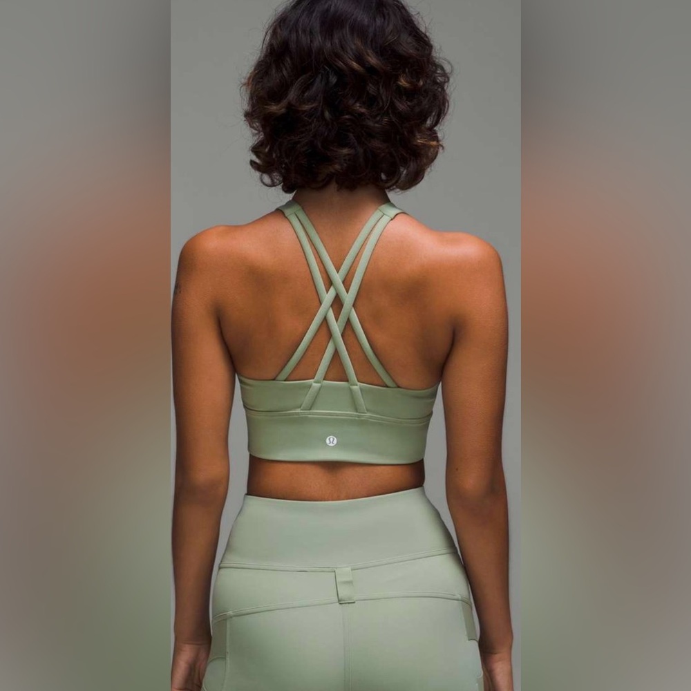 Lululemon Energy High-Neck Longline Tough Bra-EUC!